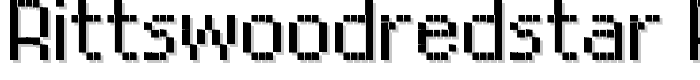 RittswoodRedStar Regular_8 font